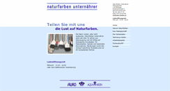 Desktop Screenshot of natur-farben.ch